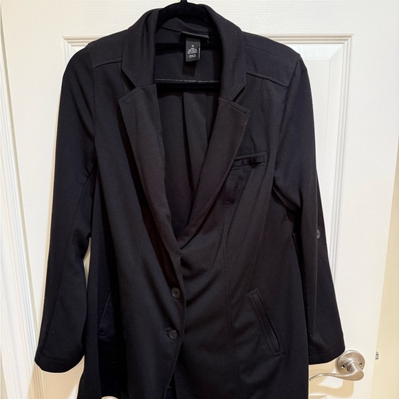 Lane Bryant Black Blazer Classic Suit Jacket 16/18 - EUC - Picture 1 of 9